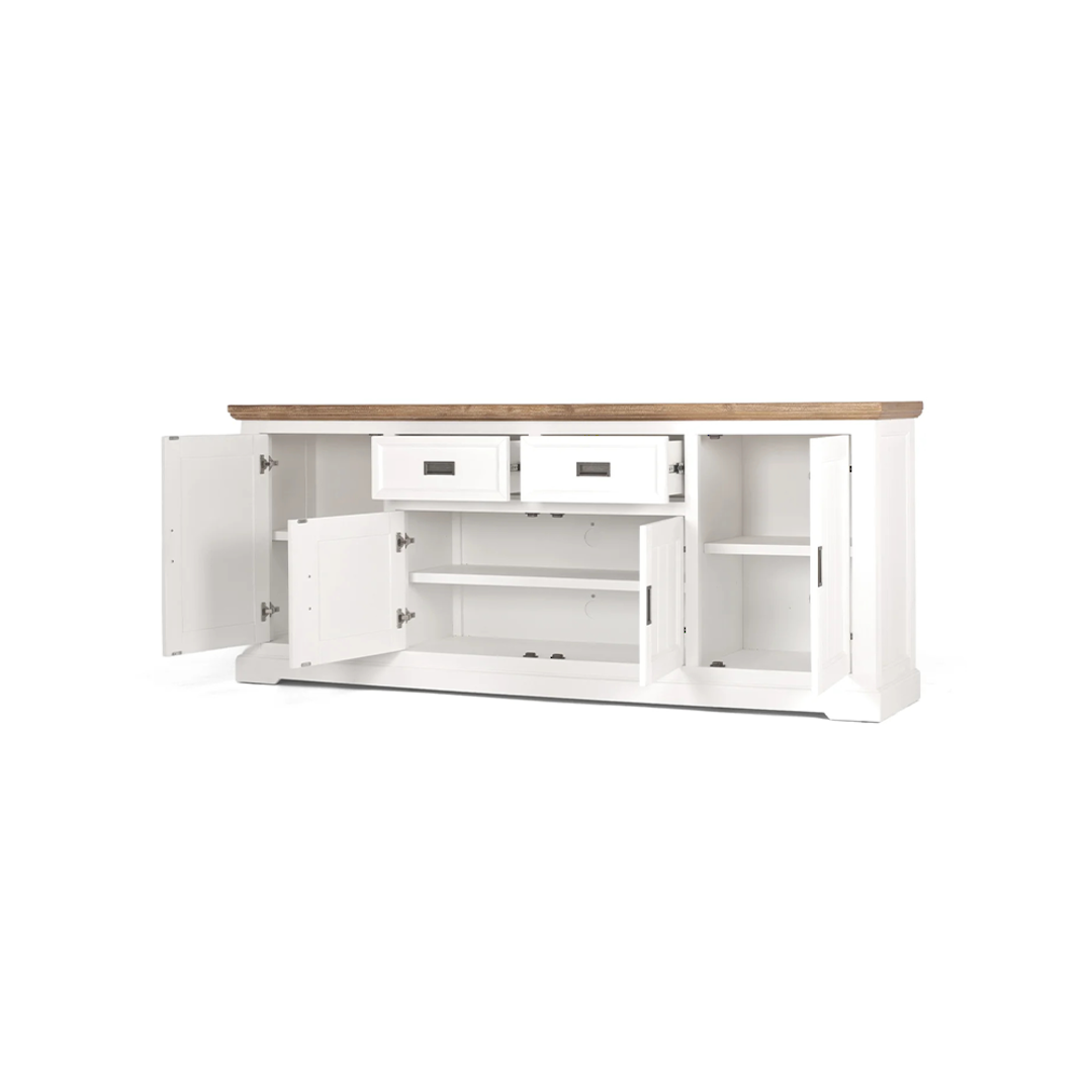 Parisian  4 Door 2 Drawer Sideboard image 3